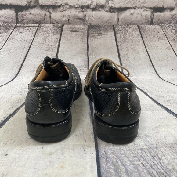 Sandro Comfort Walk Black and Tan Stitched Oxford‎ Shoes mens size 9D Brazil